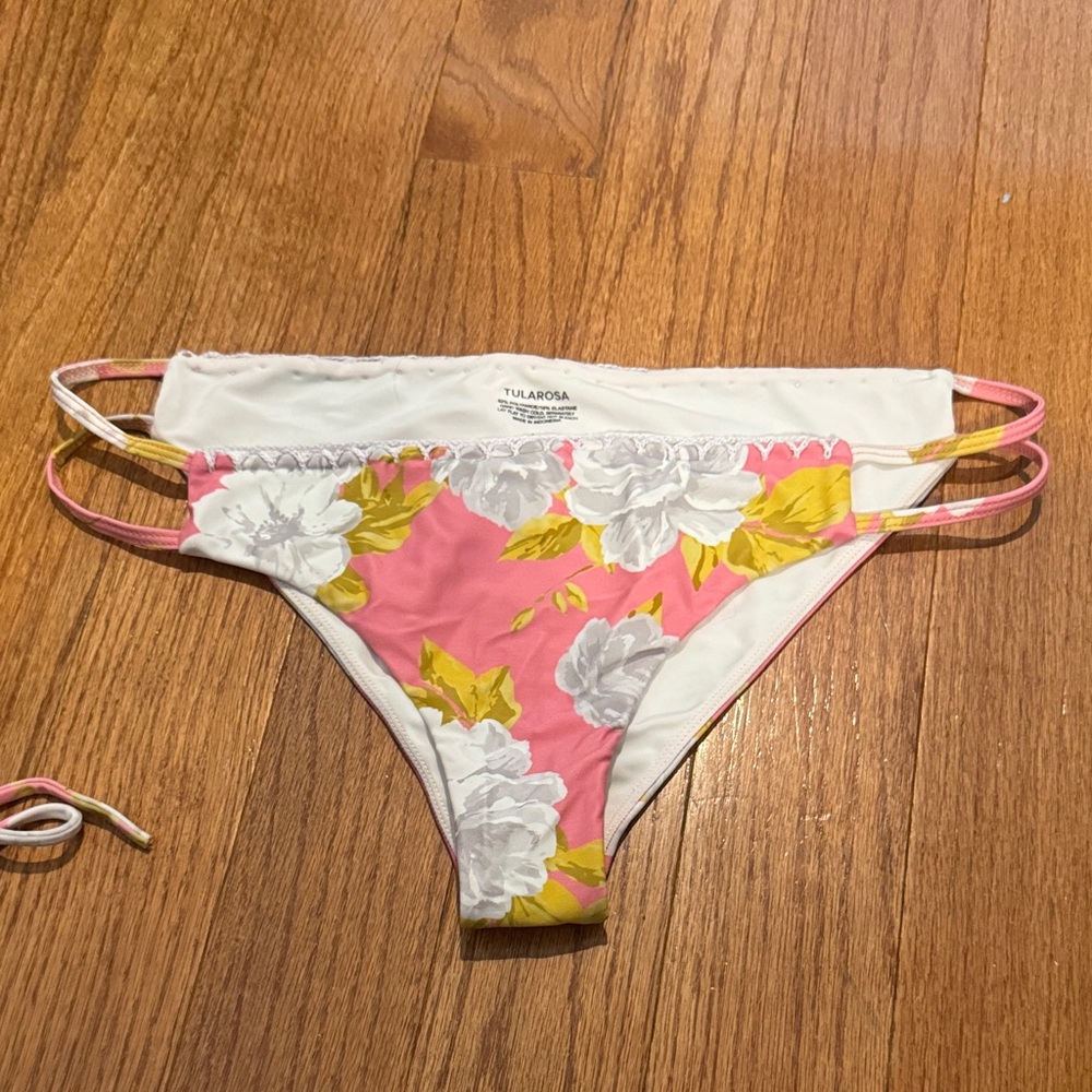 Tularosa Pink Floral Bikini Bottom
